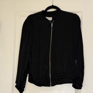 1. State Classic Black Bomber Jacket